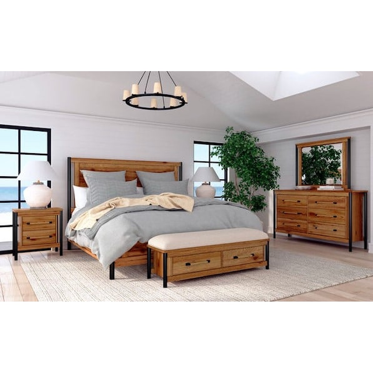 VFM Signature Norcross Queen Panel Bed