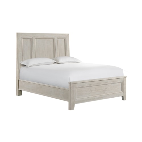 Transitional Queen Panel Bed