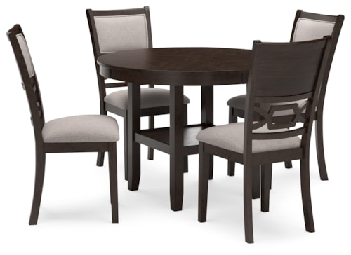 Dining Table And 4 Chairs (Set Of 5)