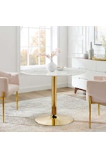 Modway Verne Verne 28" Round Terrazzo Dining Table