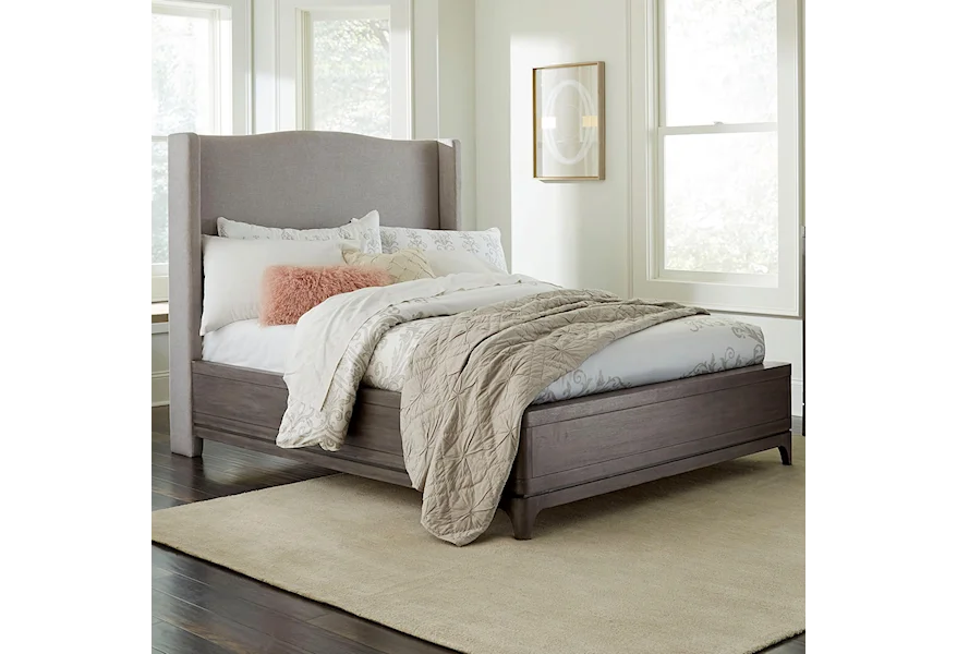 Cicero King Upholstered Bed by Modus International at Reeds Furniture