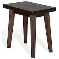 Rustic Chair Side Table