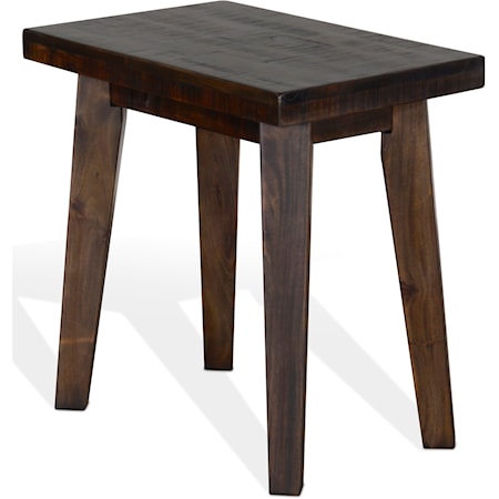 Rustic Chair Side Table