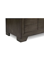 Elements International Logic Contemporary 4-Piece Queen Panel Bedroom Set