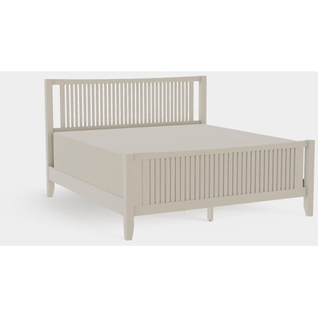 Atwood King Spindle Bed with High Footboard