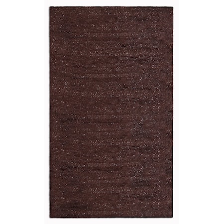 Luna Dark Brown 5x7 Rug