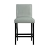 Elements International Meridian NAILHEAD GREY PUB CHAIR |