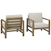 Signature Design by Ashley Fynnegan Set of 2 Lounge Chairs w/ Cushion