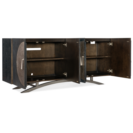 Four-Door Entertainment Console