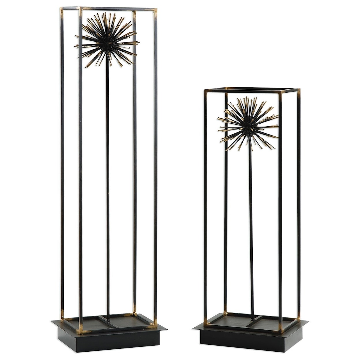 Uttermost Accessories - Statues and Figurines Flowering Dandelions Sculptures Set of 2