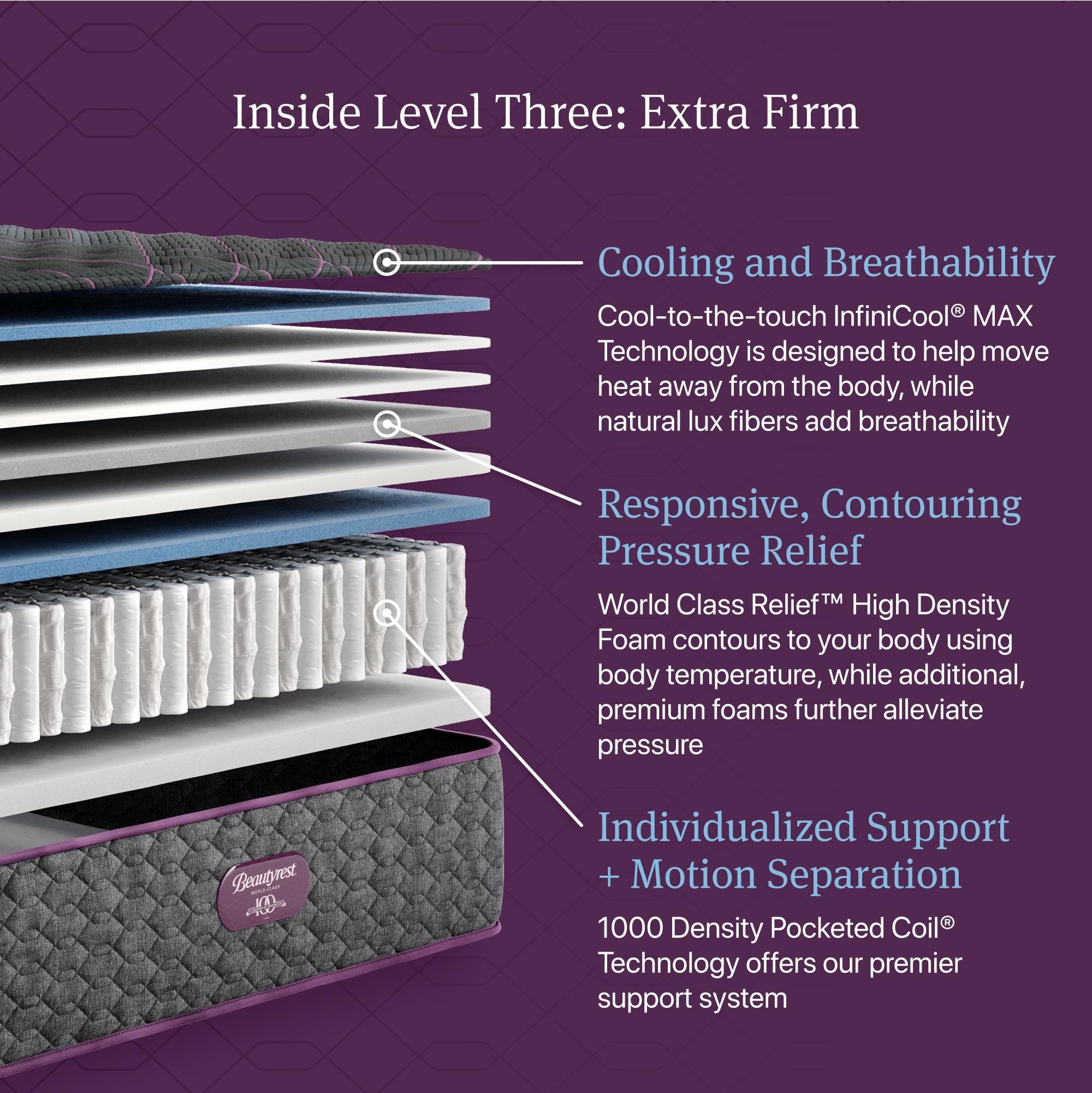 World Class Level Three Queen Mattress