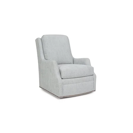 Swivel Chair with Scoop Arms