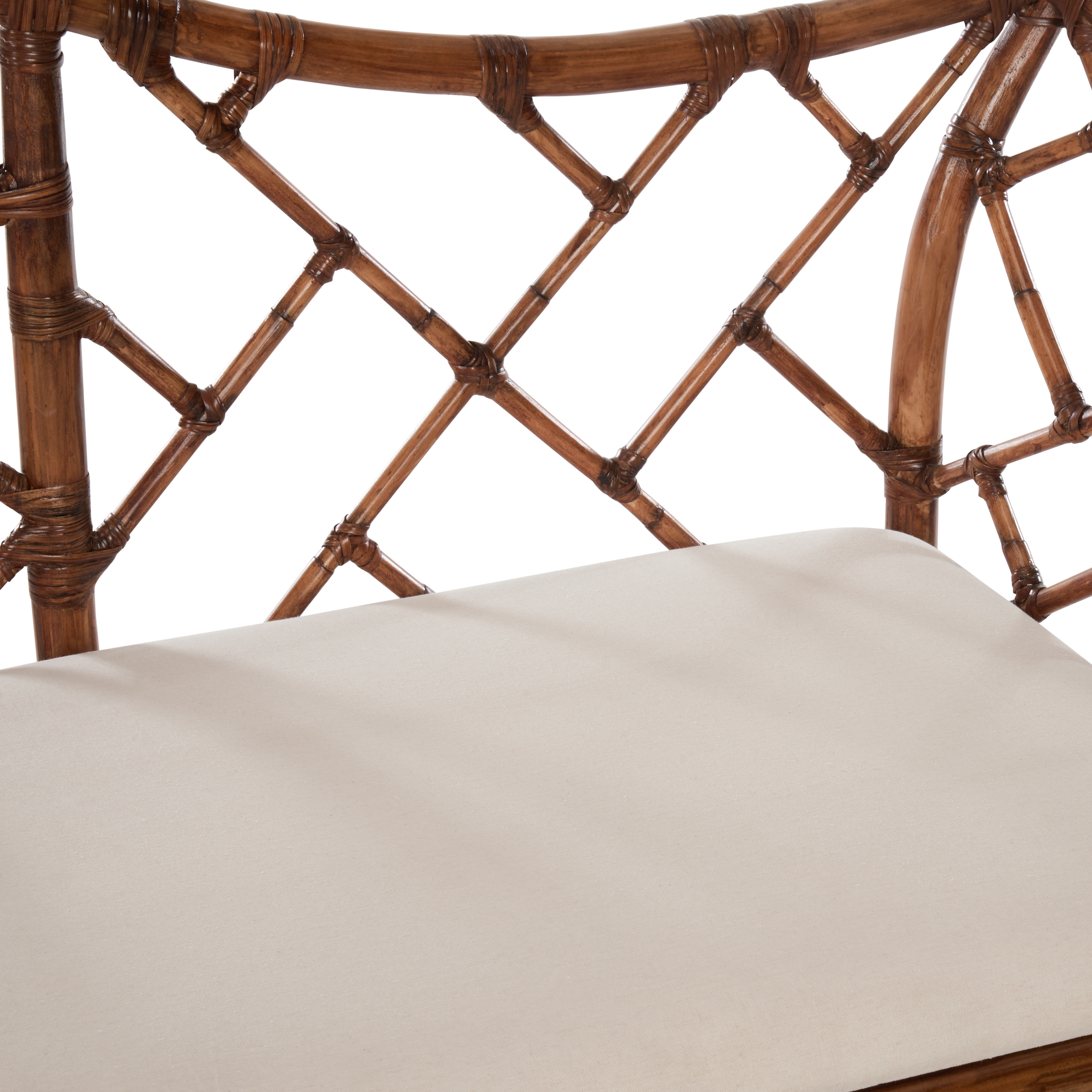 Chelsea House Chelsea House Misc Chippendale Bamboo Settee -Brown