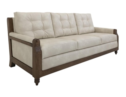 Transitional Sofa with Tufted Back