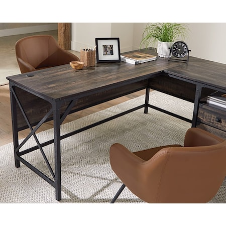 Steel River L-Shaped Desk