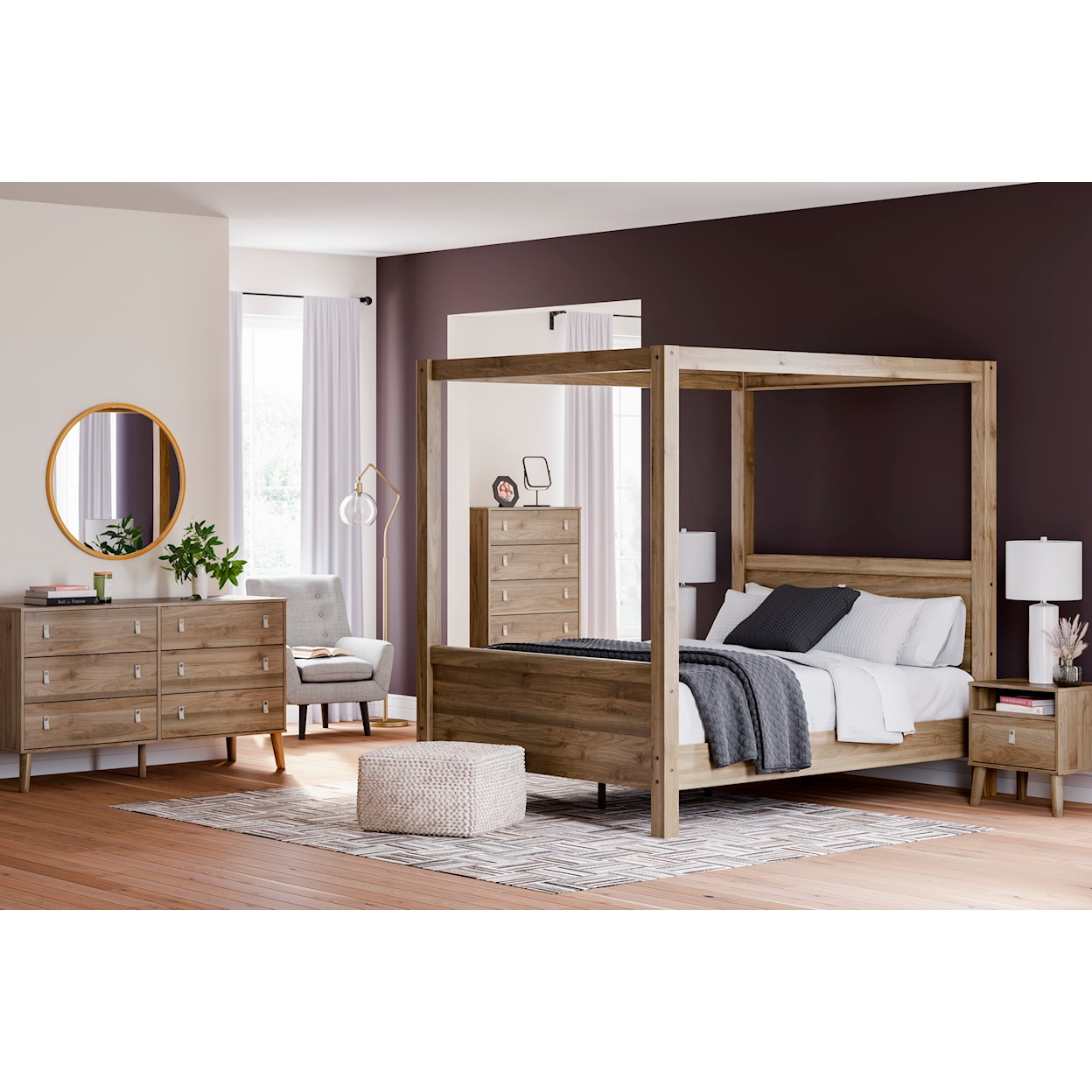 Signature Design by Ashley Furniture Aprilyn Queen Canopy Bed