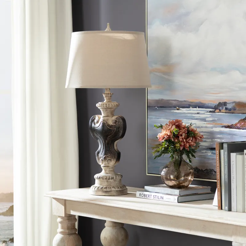 Shield Cast Table Lamp