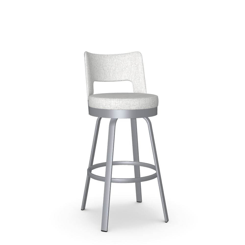 30" Upholstered Swivel Bar Stool