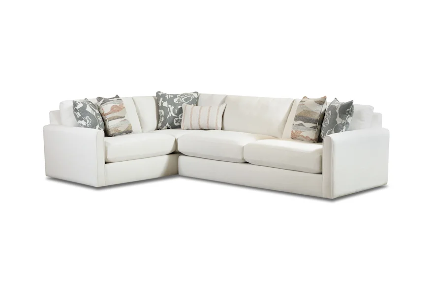 7000 MISSIONARY SALT L-Shape Sectional by Fusion Furniture at Furniture Barn