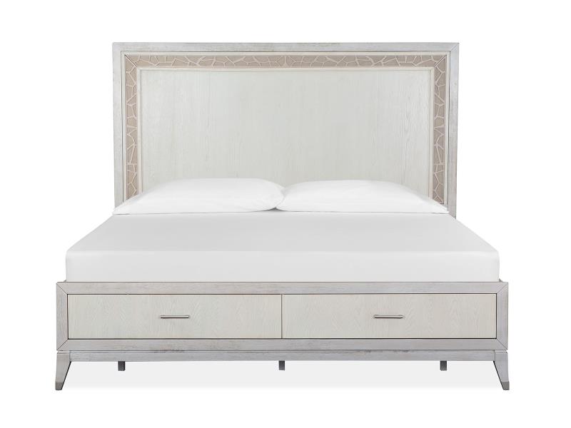 Magnussen Home Lenox Bedroom B549064A Contemporary King Storage Bed