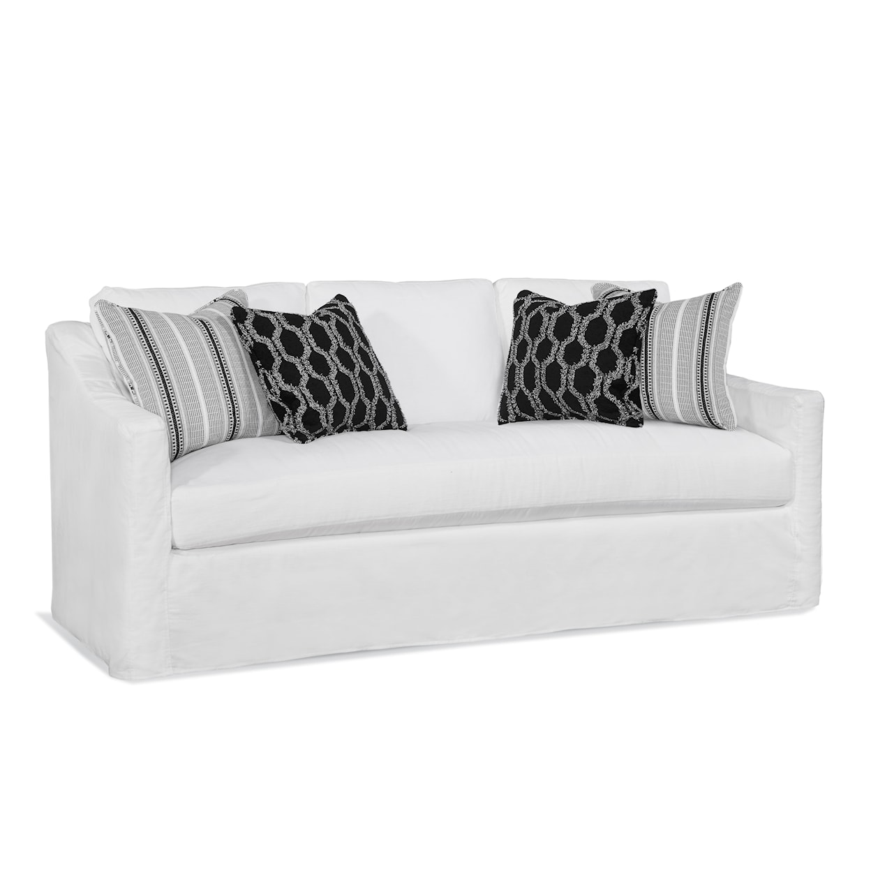 Braxton Culler Oliver Three over Bench Seat Sofa with Slipcover