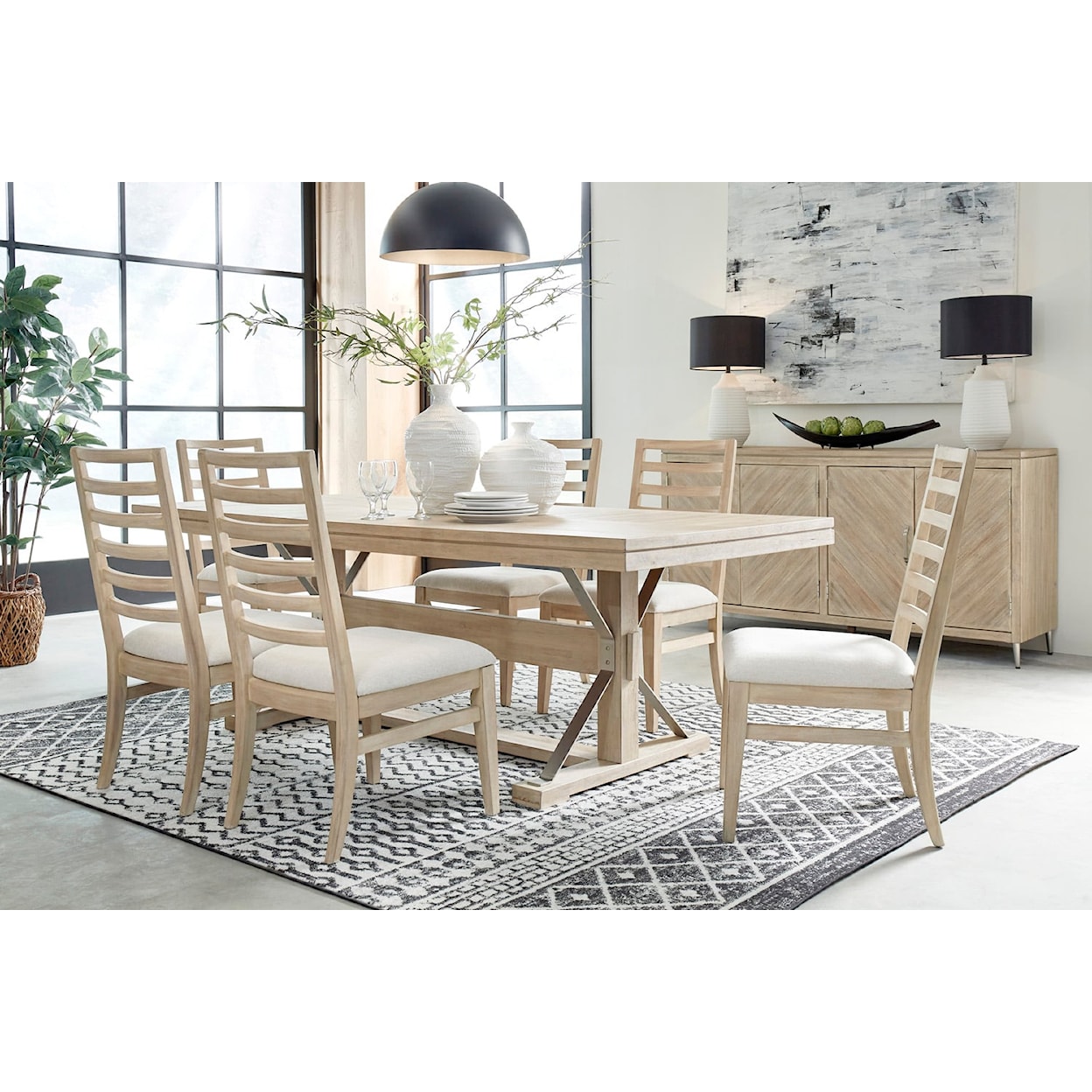 Aspenhome Maddox 8-Piece Dining Set