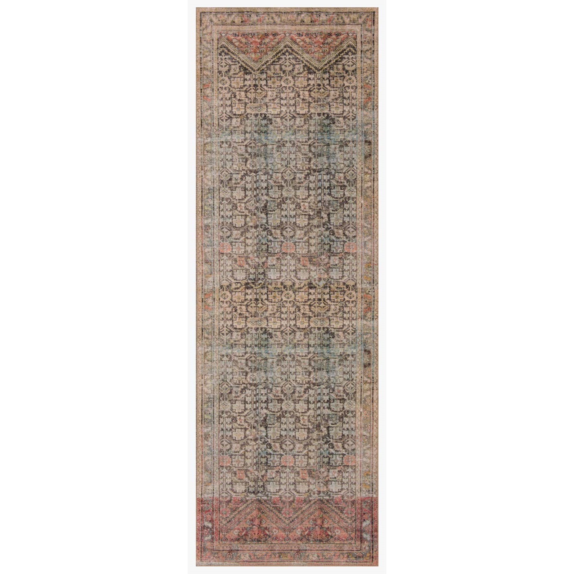 Loloi Rugs Loren 5'0" x 7'6" Charcoal / Multi Rug