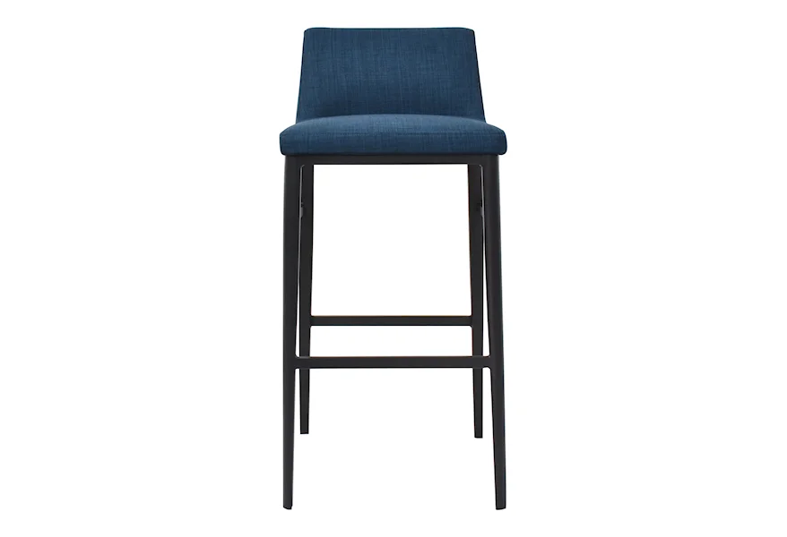Baron Baron Barstool Blue by Moe's Home Collection at Fashion Furniture