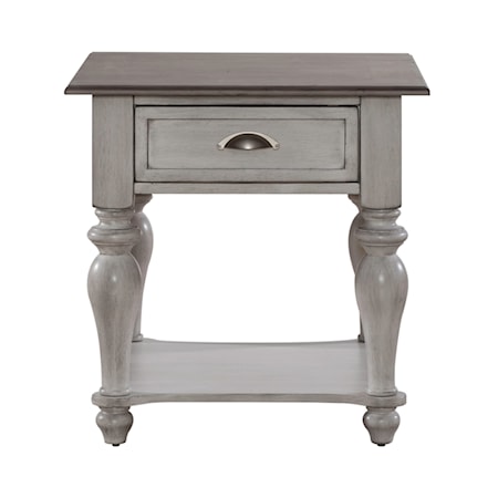 Drawer End Table