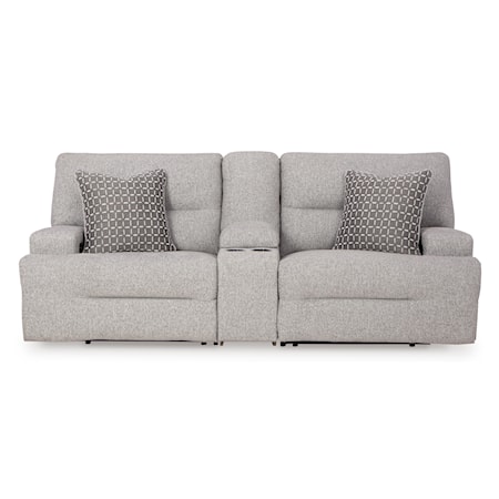 3-Piece Power Reclining Loveseat w/ Console