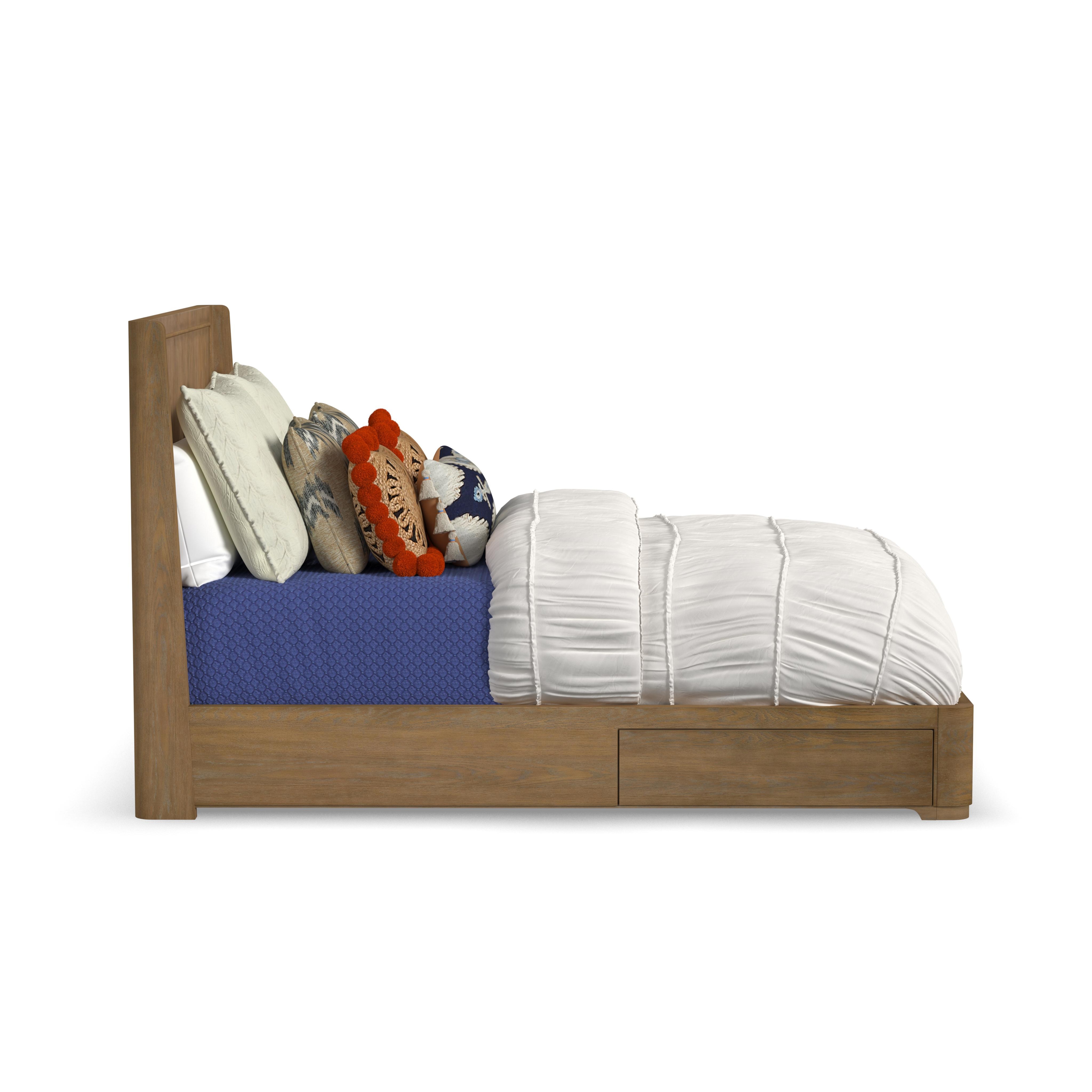 Queen Panel Storage Bed