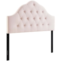 Queen Diamond Tufted Performance Velvet Headboard