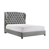 CM Linda Upholstered Queen Platform Bed with Tufting