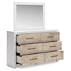 Ashley Furniture Signature Design Charbitt Dresser and Mirror