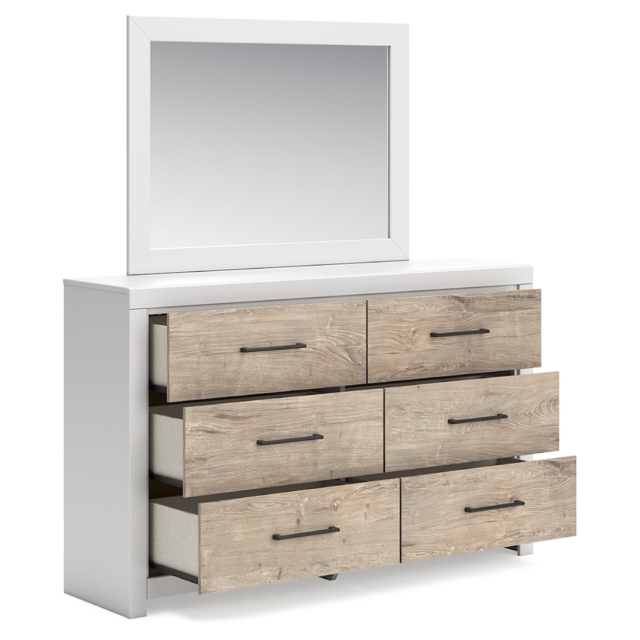Ashley Furniture Signature Design Charbitt Dresser and Mirror