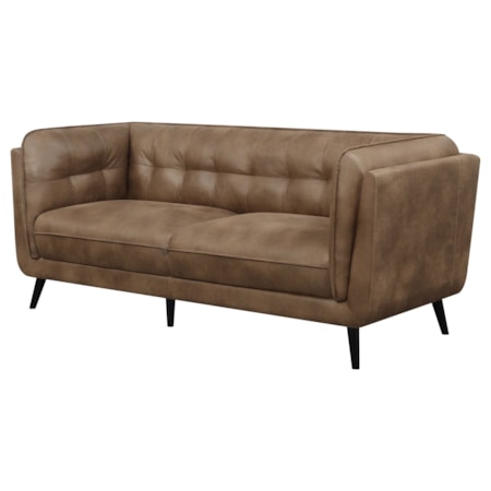 Thatcher Tuxedo Arm Tufted Sofa