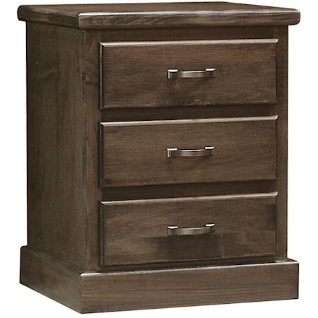 3-Drawer Nightstand