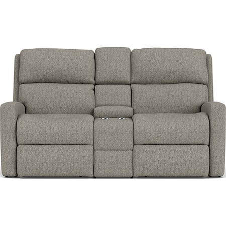 Recl. Loveseat with Console