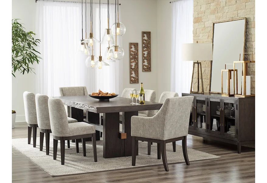 Burkhaus Dining Set by Signature Design by Ashley at VanDrie Home Furnishings