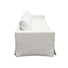 Diamond Sofa Furniture Savannah Slip-Cover Sofa In White Natural Linen
