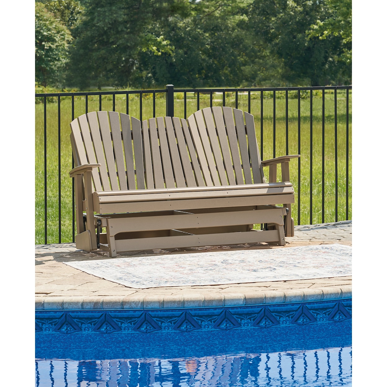 StyleLine Hyland wave Outdoor Glider Loveseat