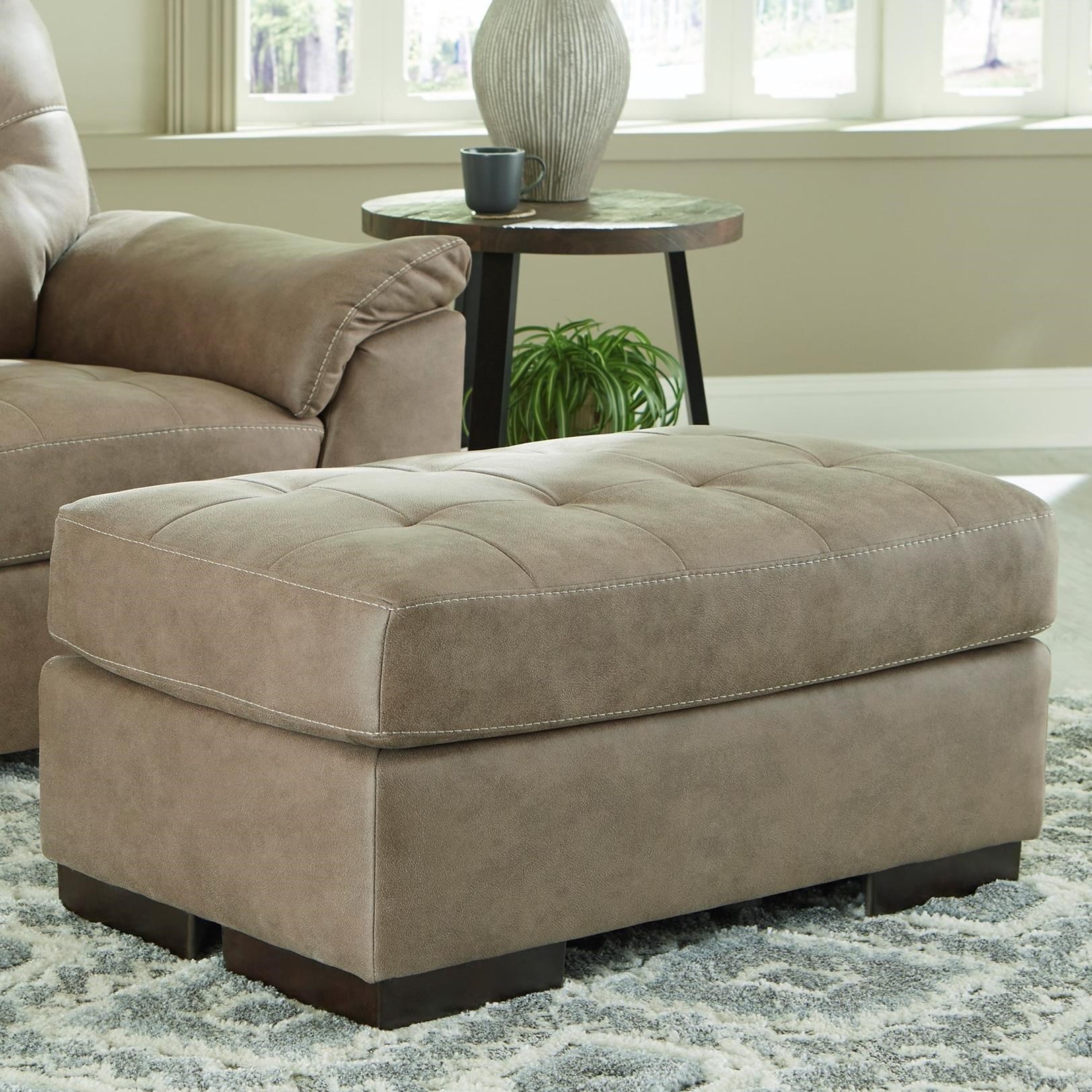 Ashley furniture deals tufted ottoman