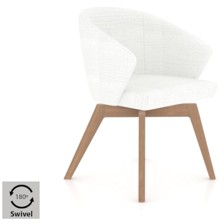 Upholstered Swivel Dining Chair