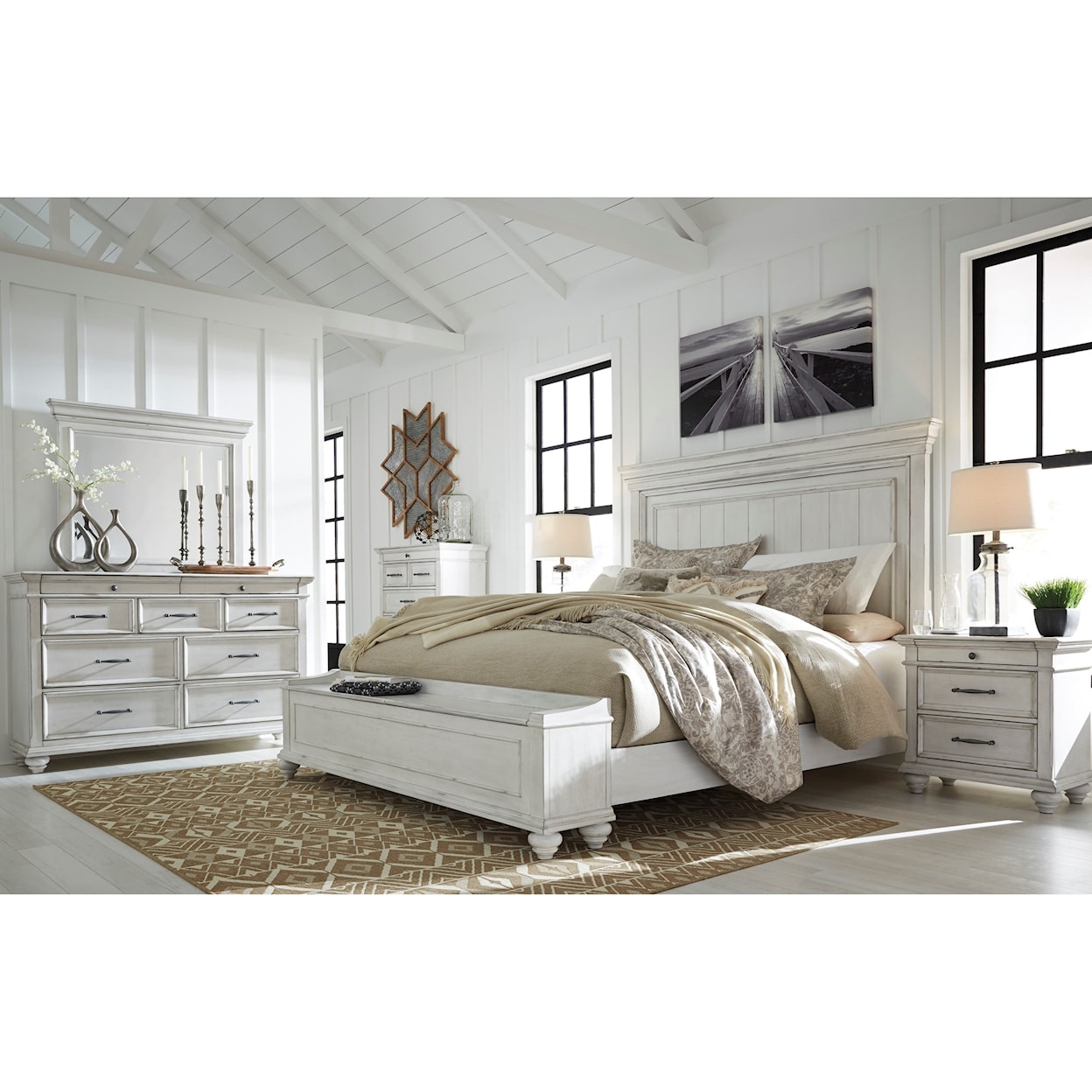Ashley Furniture Benchcraft Kanwyn Queen Bedroom Group