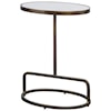 Uttermost Accent Furniture - Occasional Tables Jessenia White Marble Accent Table