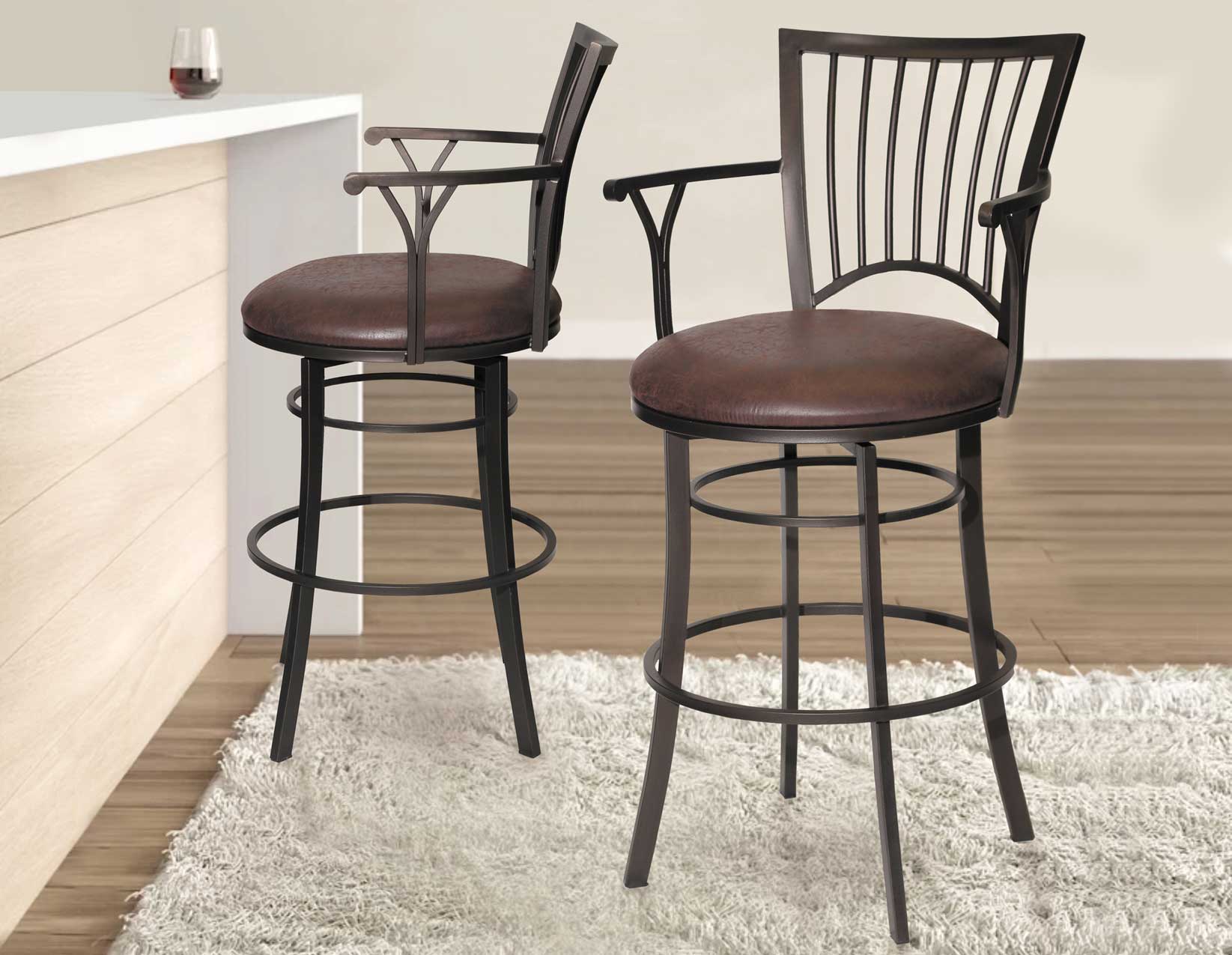 Steve Silver Bayview Swivel Bar Stool