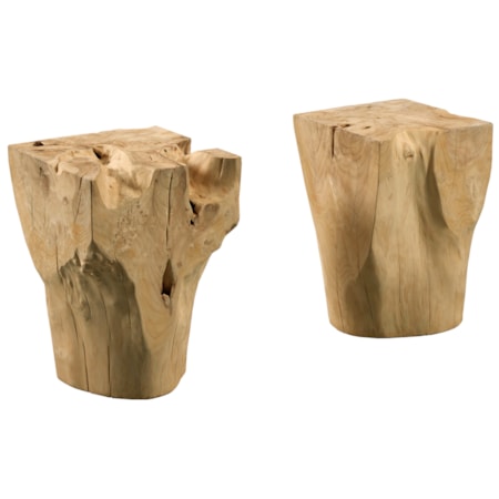 Bleached Root Accent Table