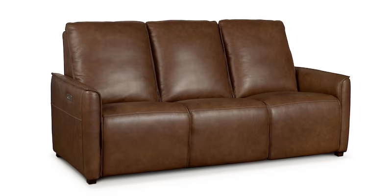 Everett Leather Reclining Sofa