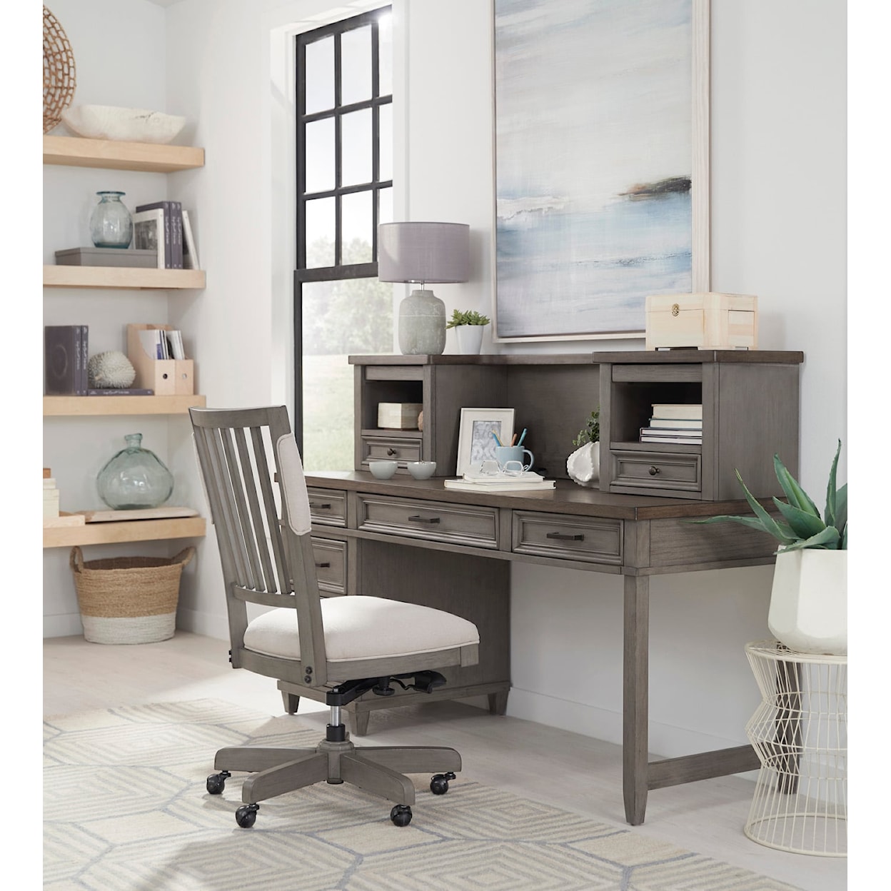 Aspenhome Caraway Office Chair with Casters