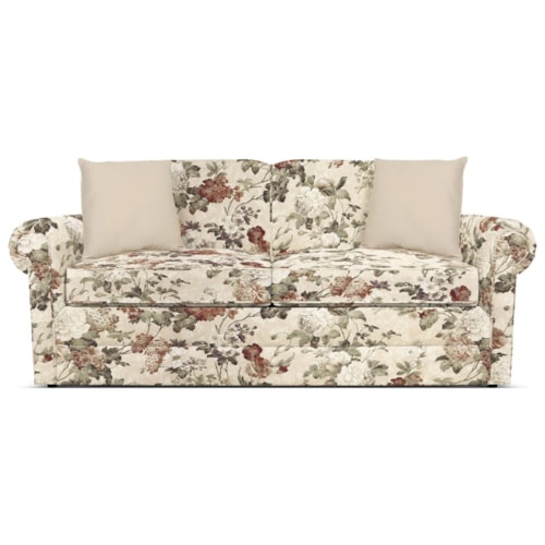 Casual Full Sleeper Loveseat with Innerspring Mattress